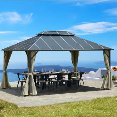 YASN Luxury Large Patios Clearance Backyard Gazibo Outside Tents Outdoor Garden Gazebo